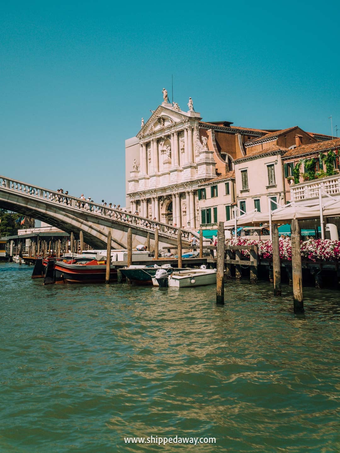 things to do in Venice - tips from our Venice trip - Ponte degli Scalzi bridge in Santa Croce