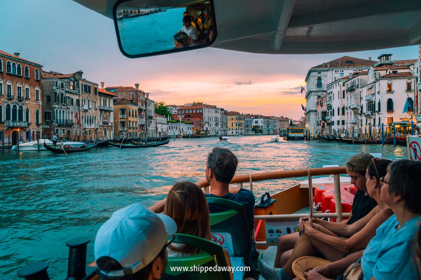 things to do in Venice - tips from our Venice trip - Grand Canal sunset boat ride