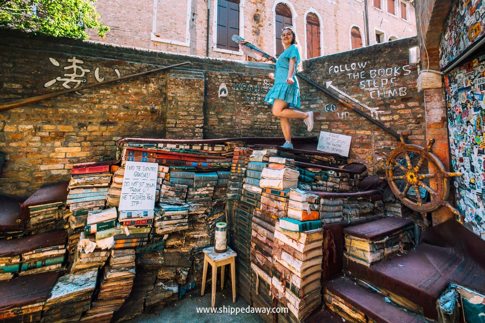 things to do in Venice - tips from our Venice trip - Libreria Acqua Alta
