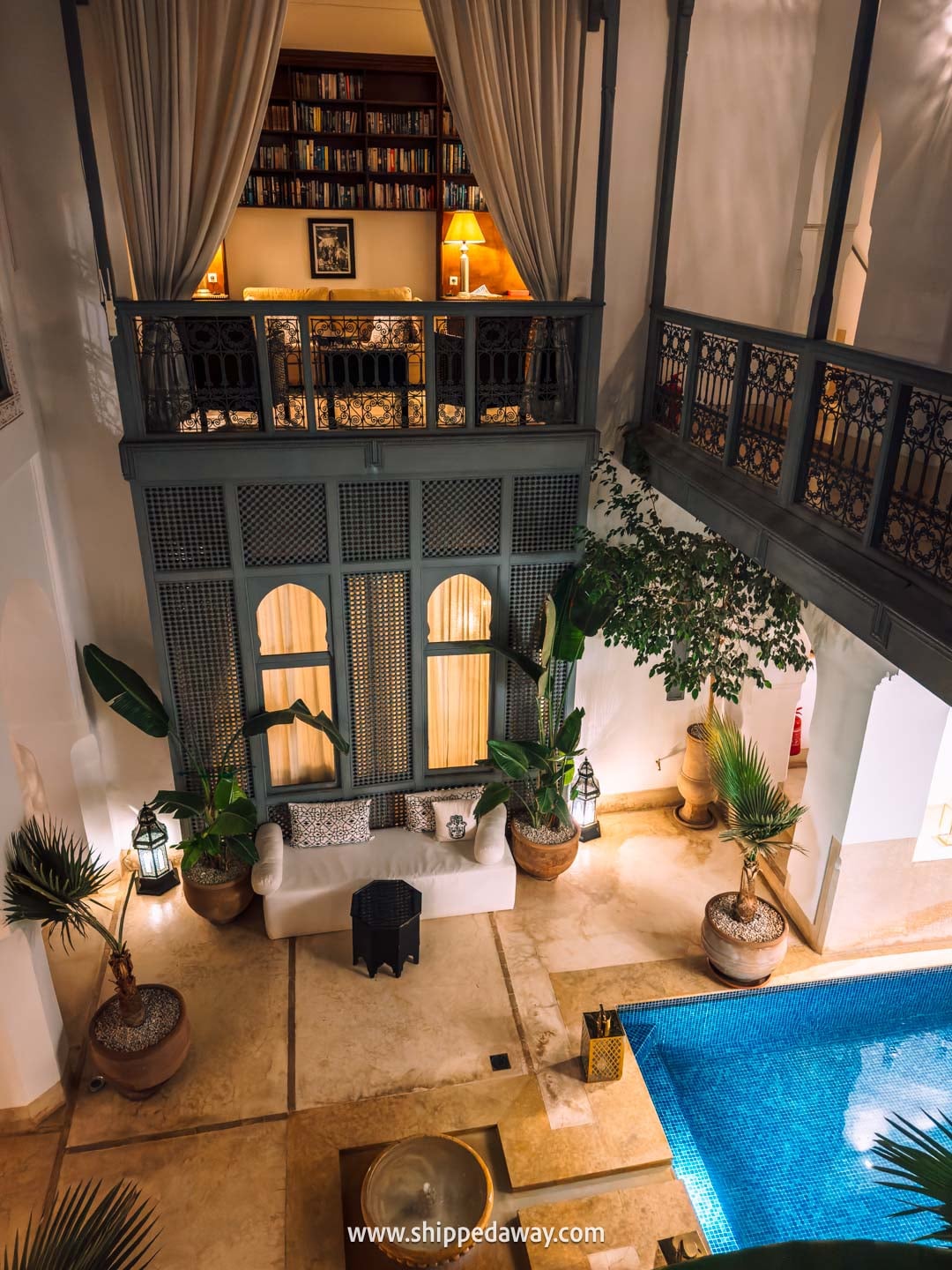 best Marrakesh riads - view from our room at Riad Adore