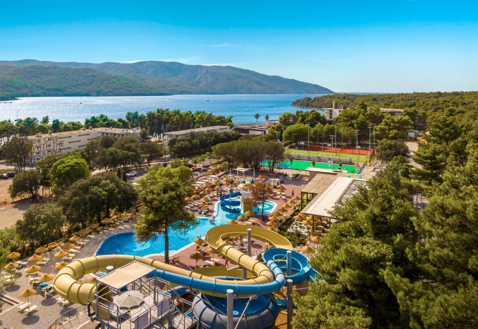 best Stari Grad luxury hotels - our favorite luxury hotels to stay in Hvar - Valamar Amicor Resort Stari Grad Hvar - Aquapark reserved for hotel guests