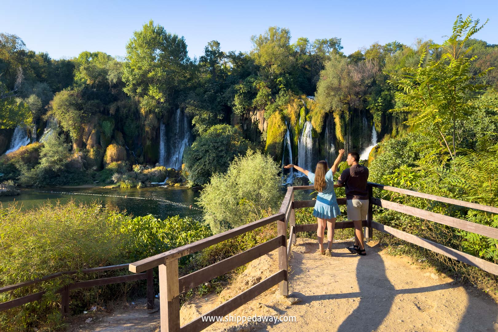 Two weeks in Bosnia and Herzegovina - 2-week Bosnia and Herzegovina itinerary - viewpoint of the Kravica Waterfall