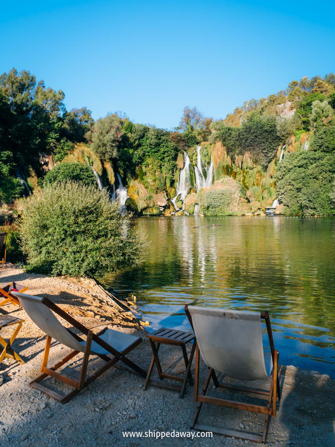 Two weeks in Bosnia and Herzegovina - 2-week Bosnia and Herzegovina itinerary - chilling spot at Kravica Waterfall