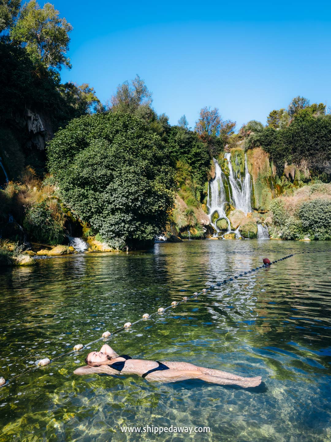 Two weeks in Bosnia and Herzegovina - 2-week Bosnia and Herzegovina itinerary - swimming at Kravica Waterfall