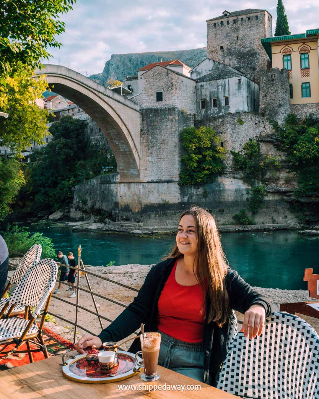 Two weeks in Bosnia and Herzegovina - 2-week Bosnia and Herzegovina itinerary - sitting for coffee in Mostar