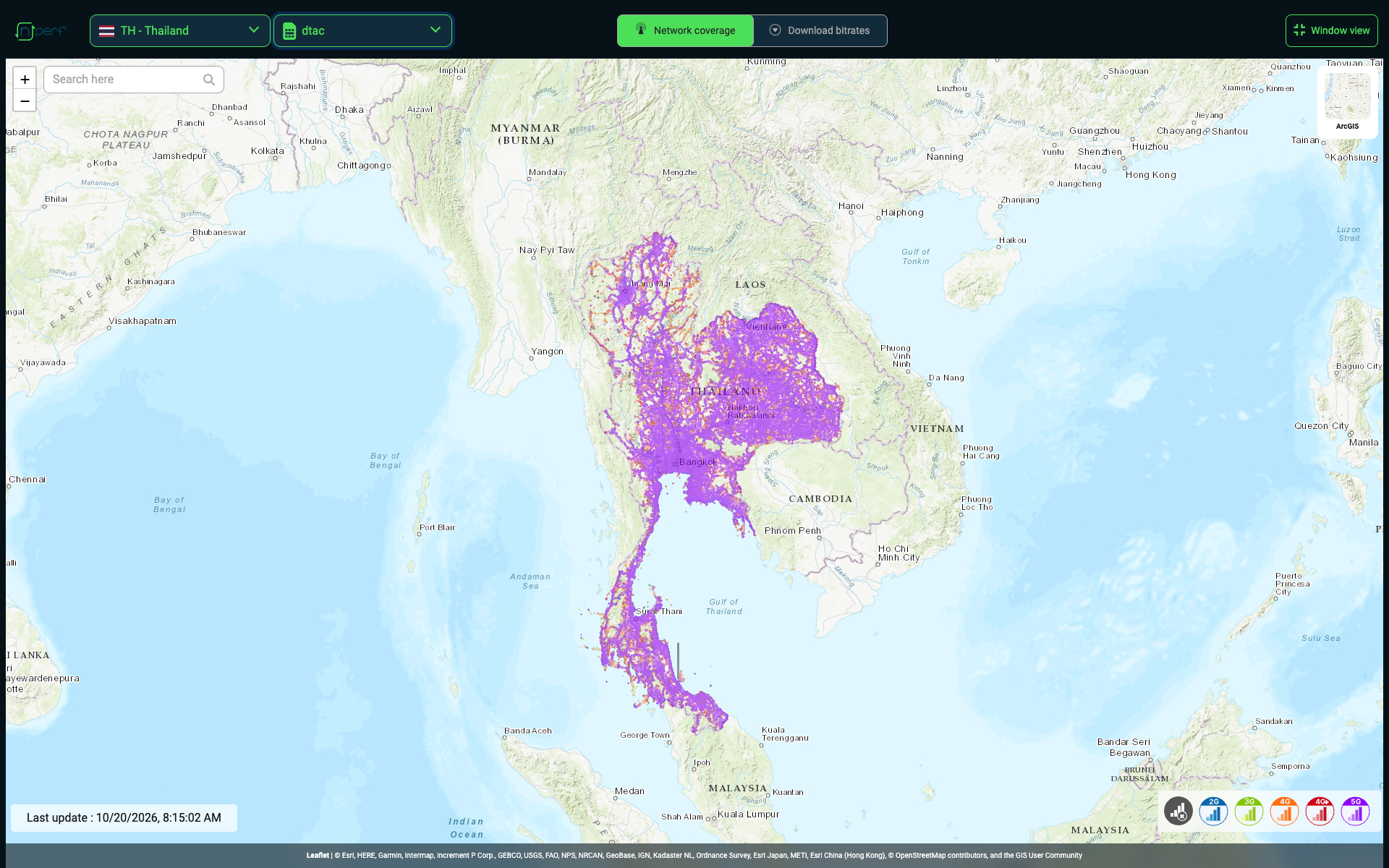 nperf DTAC coverage - Best Thailand SIM Card